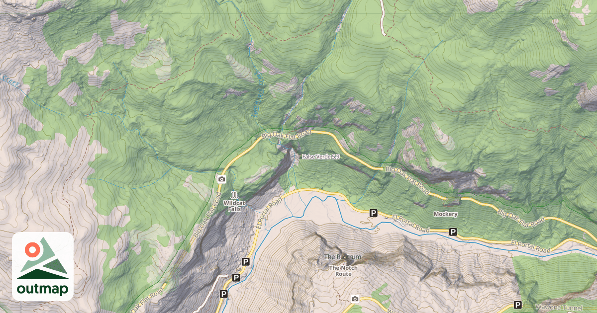 Map of False Verde