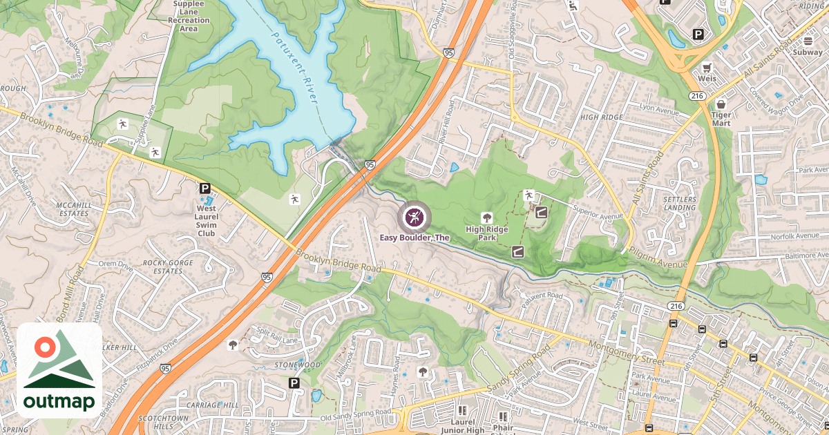 Map of Easy Boulder, The