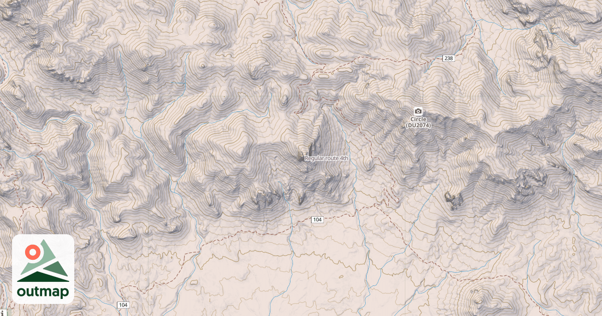 Map of Regular route