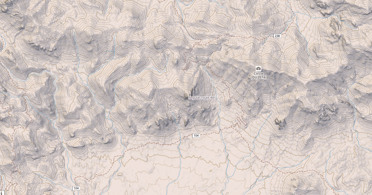 Map preview of Regular route