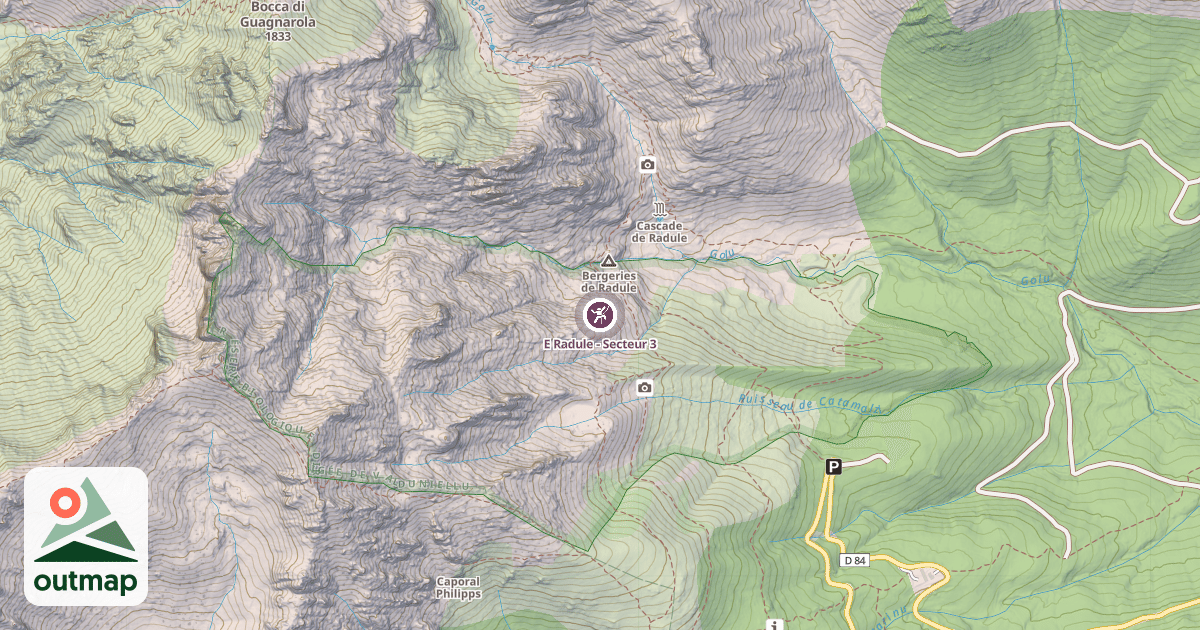 Map of E Radule - Secteur 3