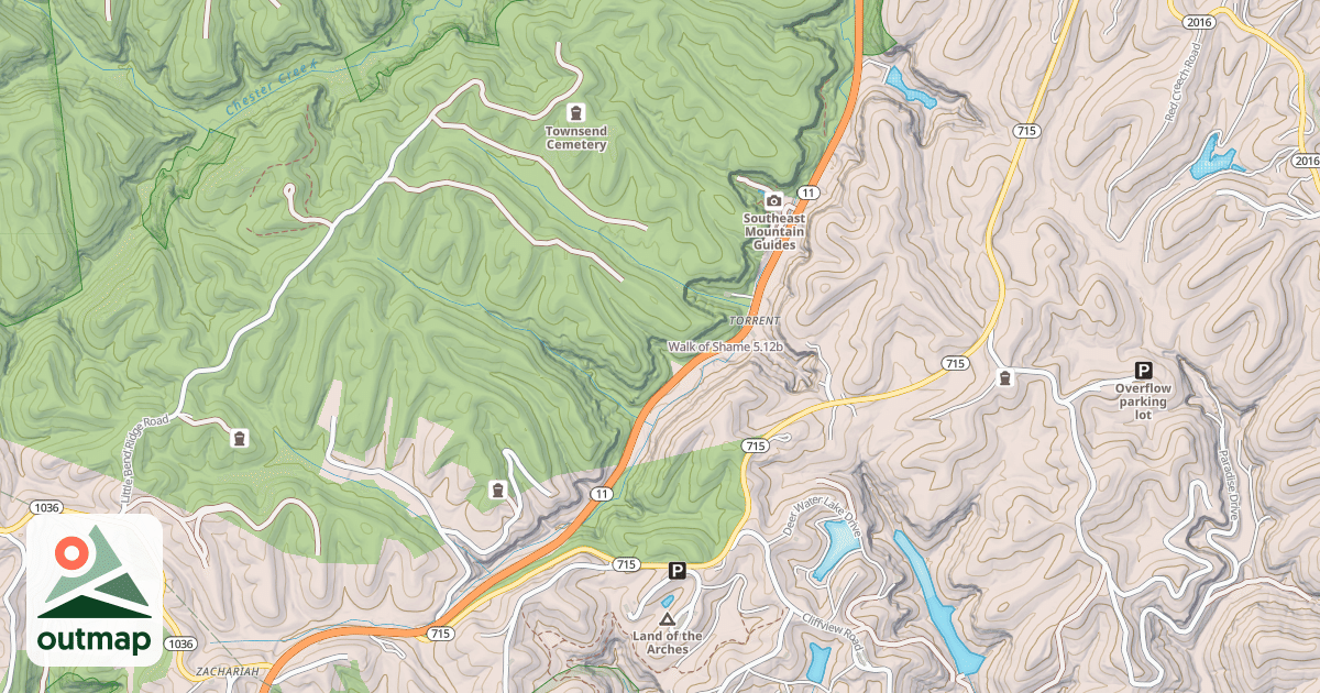 Map of Walk of Shame