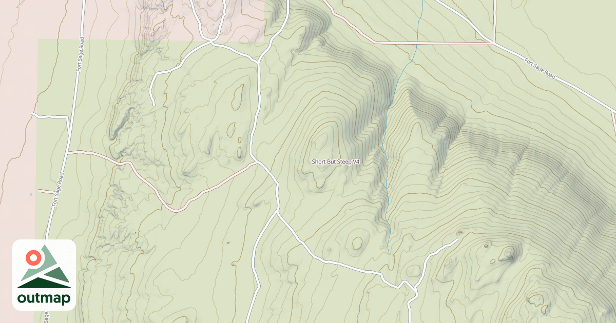 Map of Short But Steep
