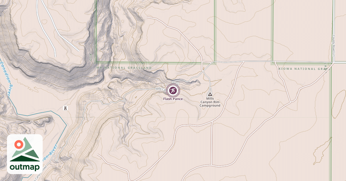 Map of Flash Pance
