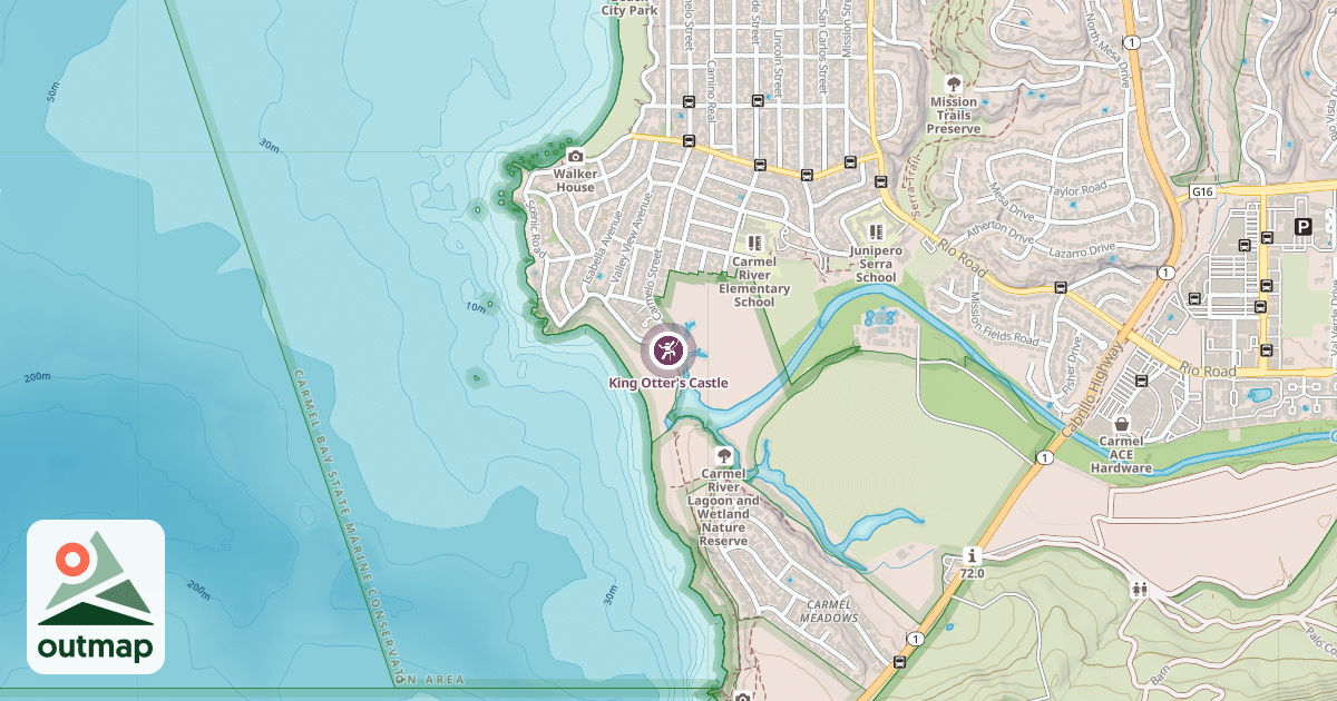 Map of King Otter's Castle