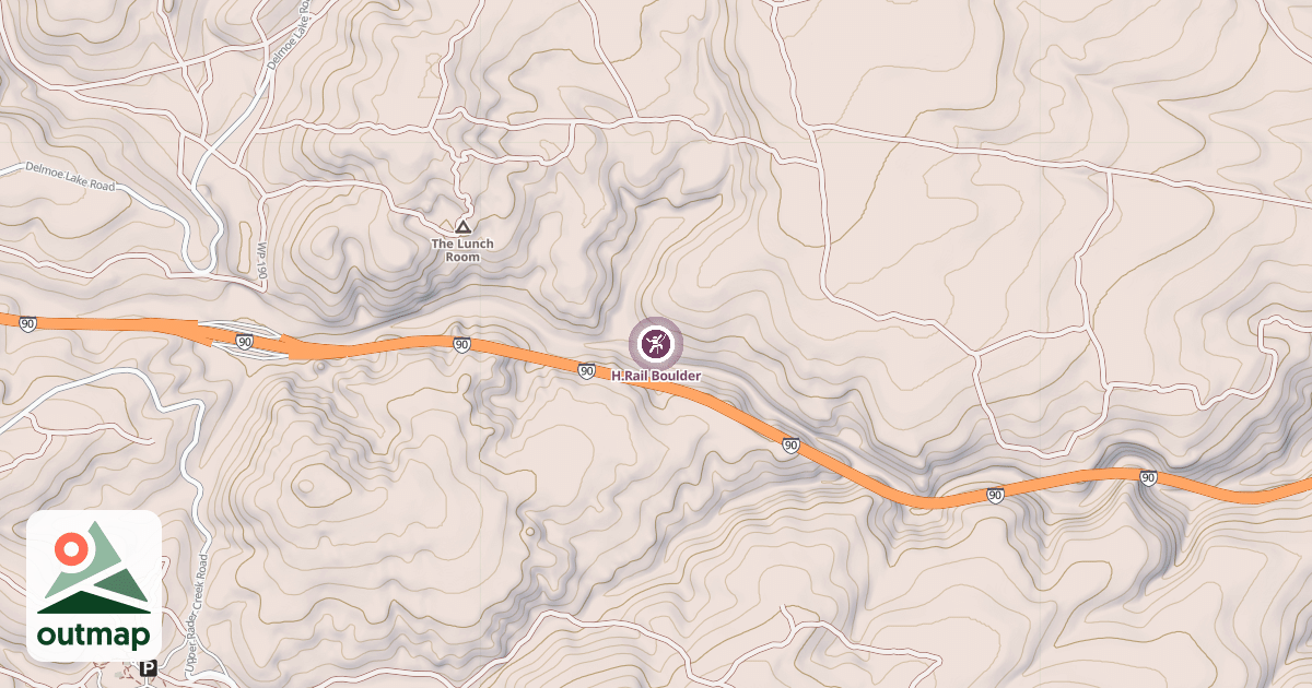 Map of H.Rail Boulder
