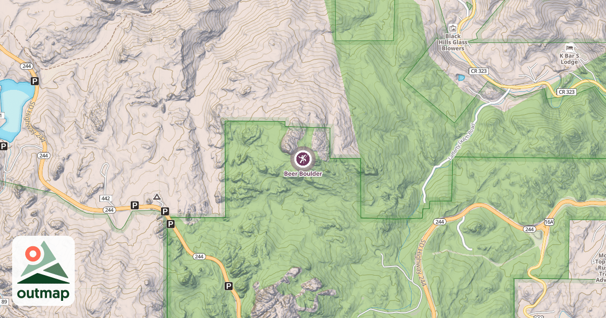 Map of Beer Boulder
