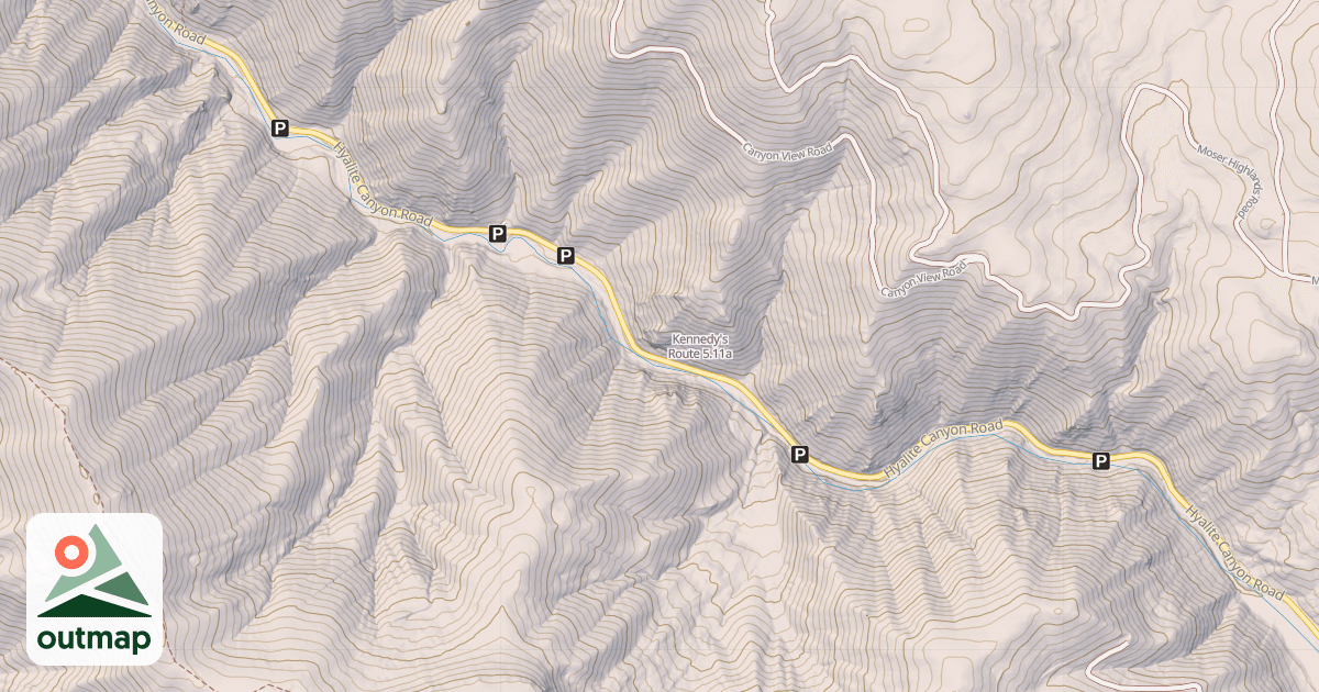 Map of Kennedy's Route