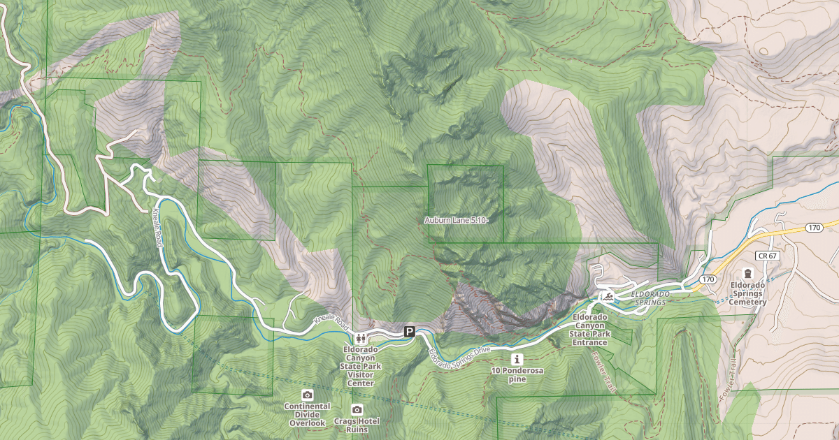 Map preview of Auburn Lane