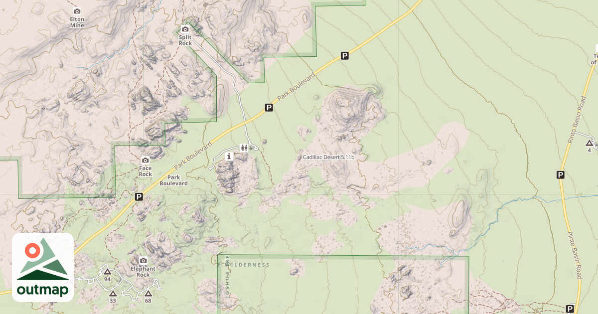 Map of Cadillac Desert
