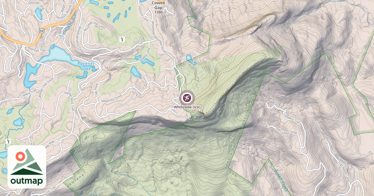 Map of Whiteside (ice)