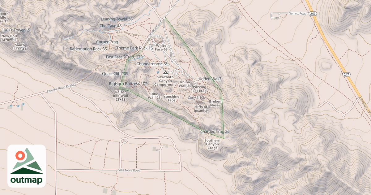 Map of Curly