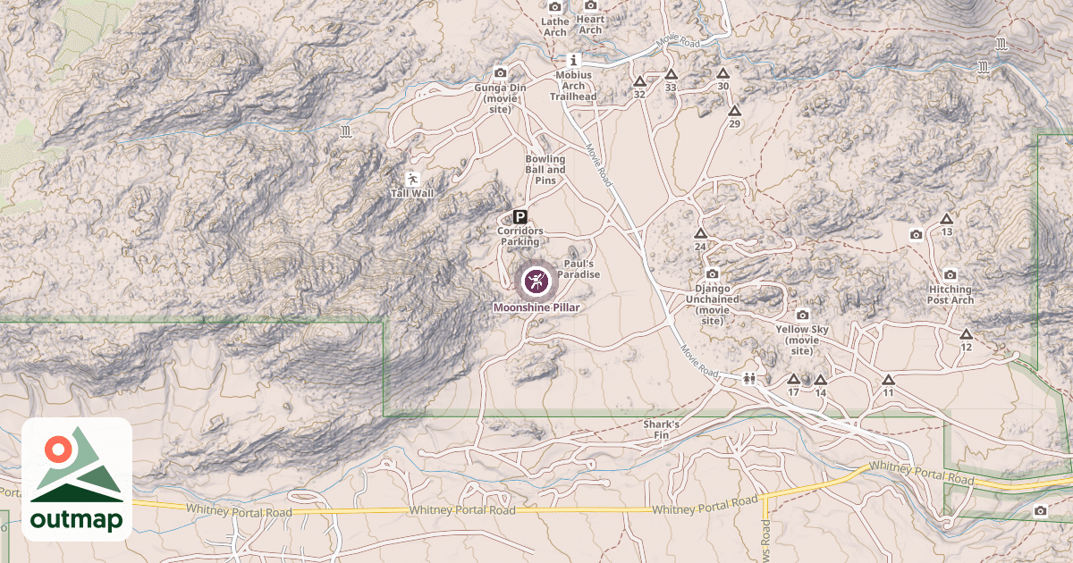 Map of Moonshine Pillar