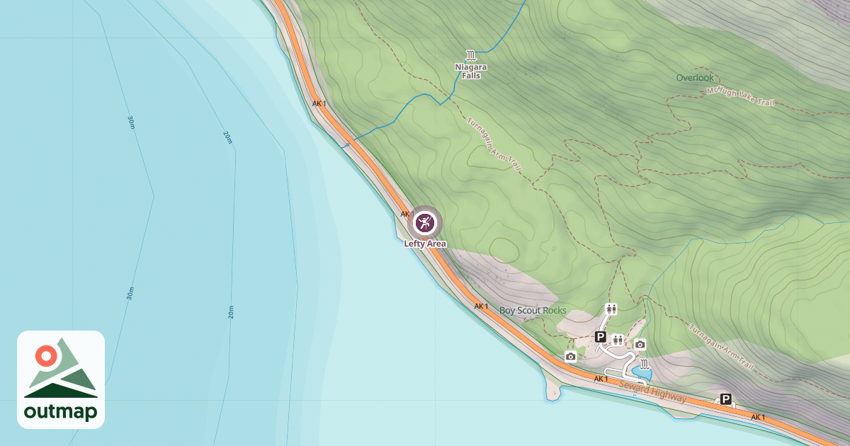 Map of Lefty Area
