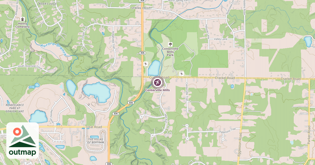 Map of Centerville Mills