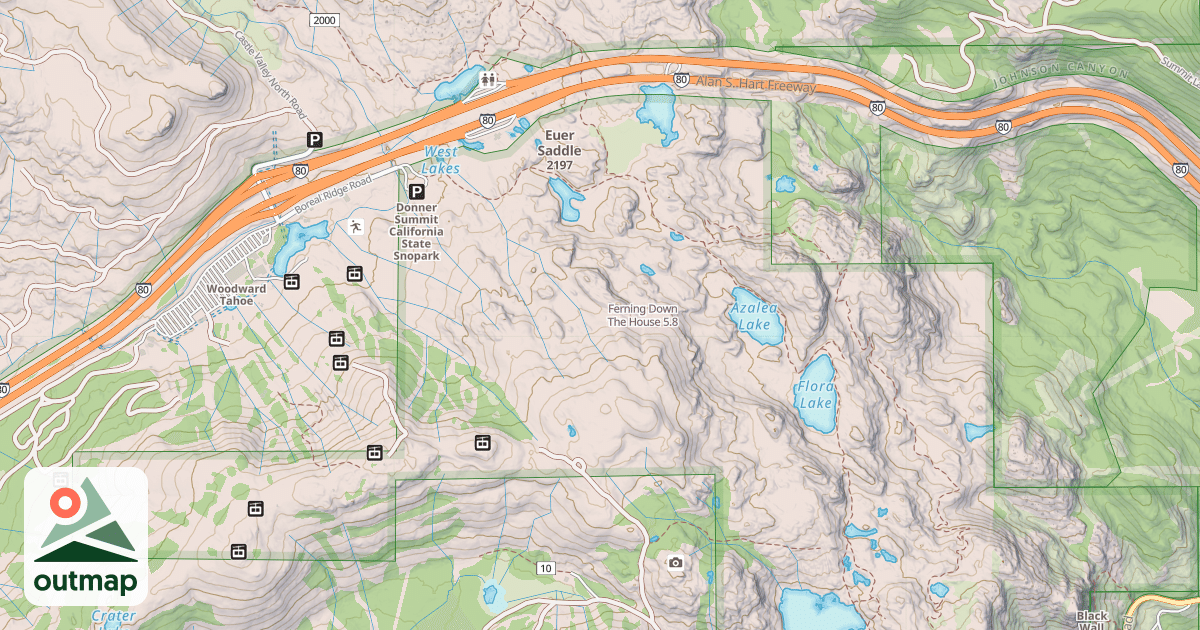 Map of Ferning Down The House