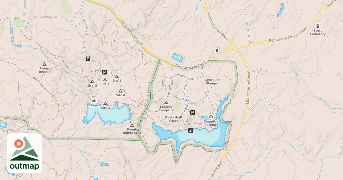 Map of Cabin 40