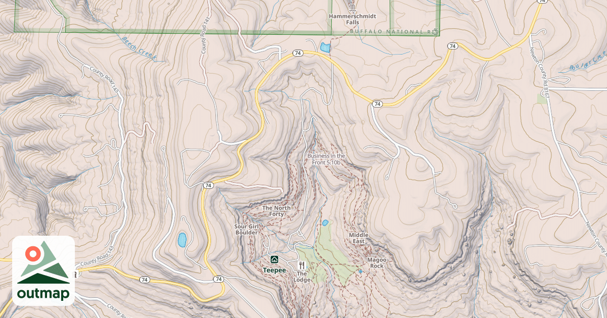 Map of Business in the Front