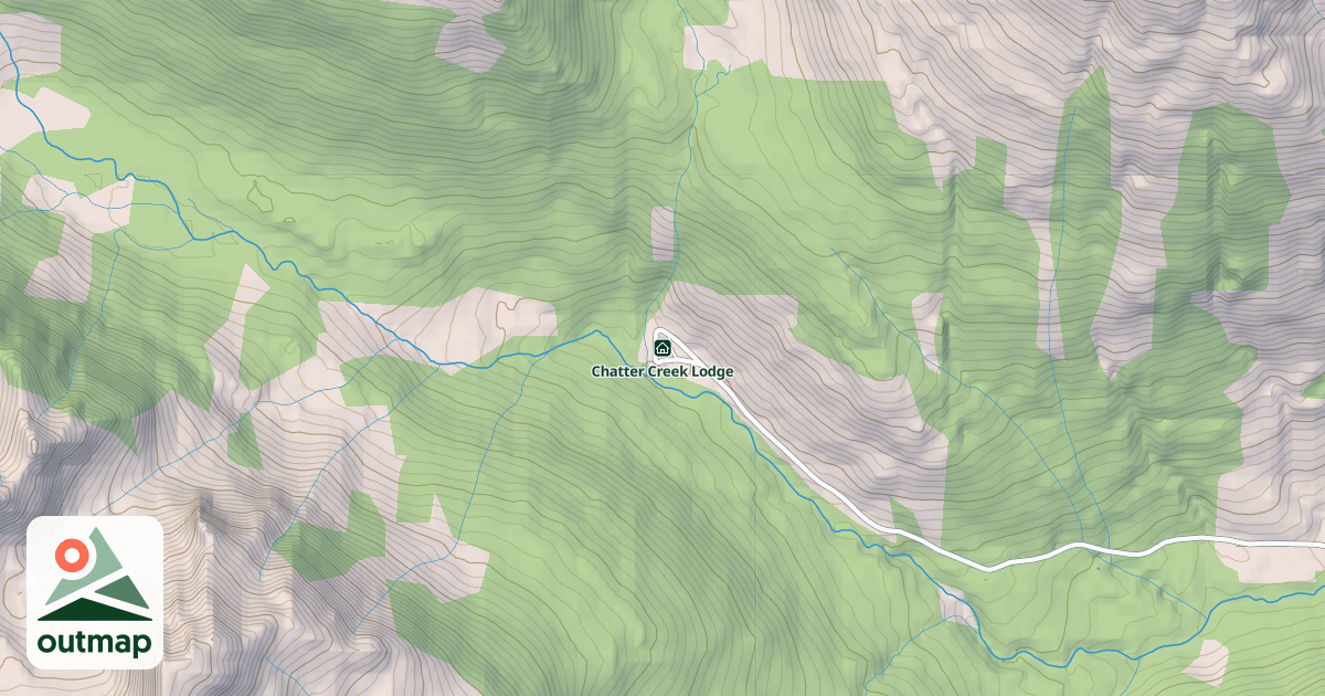 Map of Chatter Creek Lodge