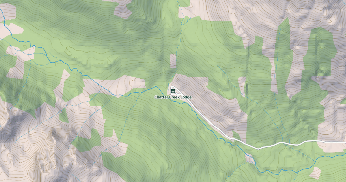 Map preview of Chatter Creek Lodge