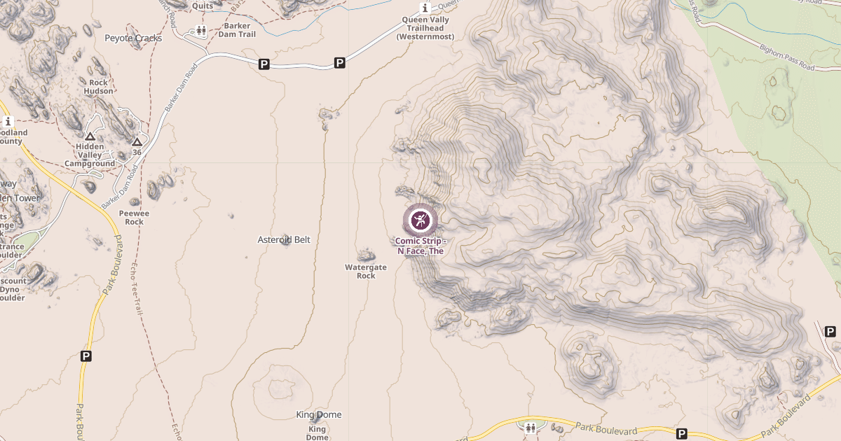 Map preview of Comic Strip - N Face, The