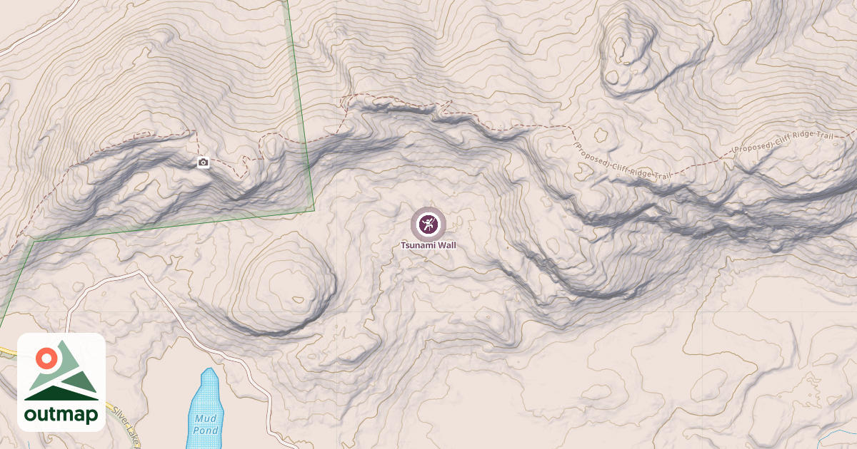 Map of Tsunami Wall