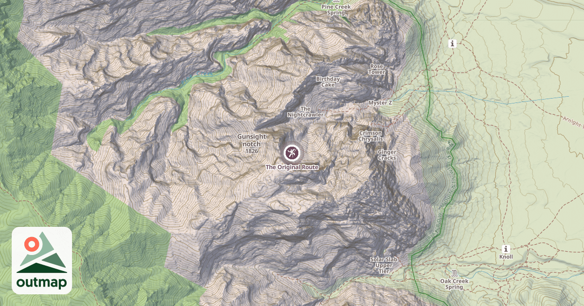 Map of The Original Route