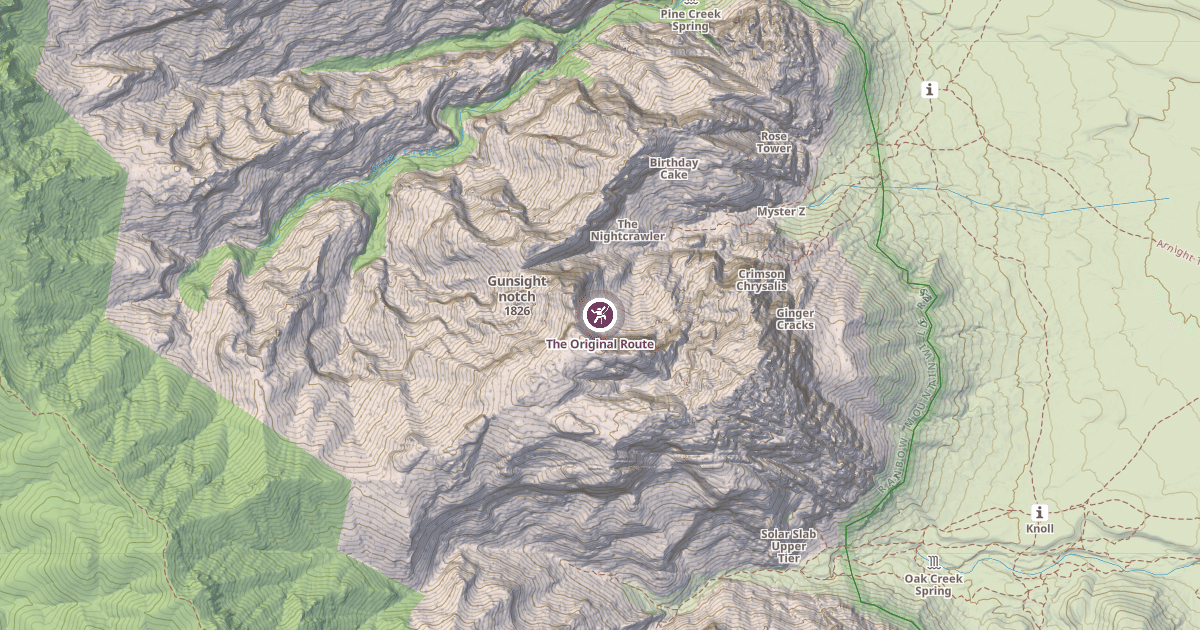 Map preview of The Original Route