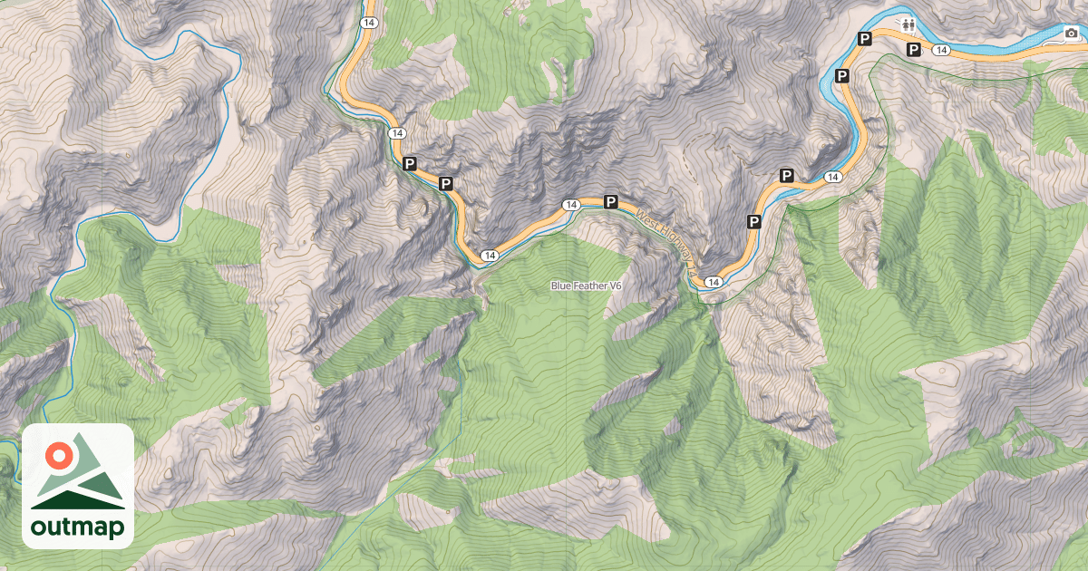 Map of Blue Feather