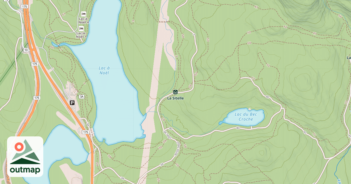 Map of La Sitelle