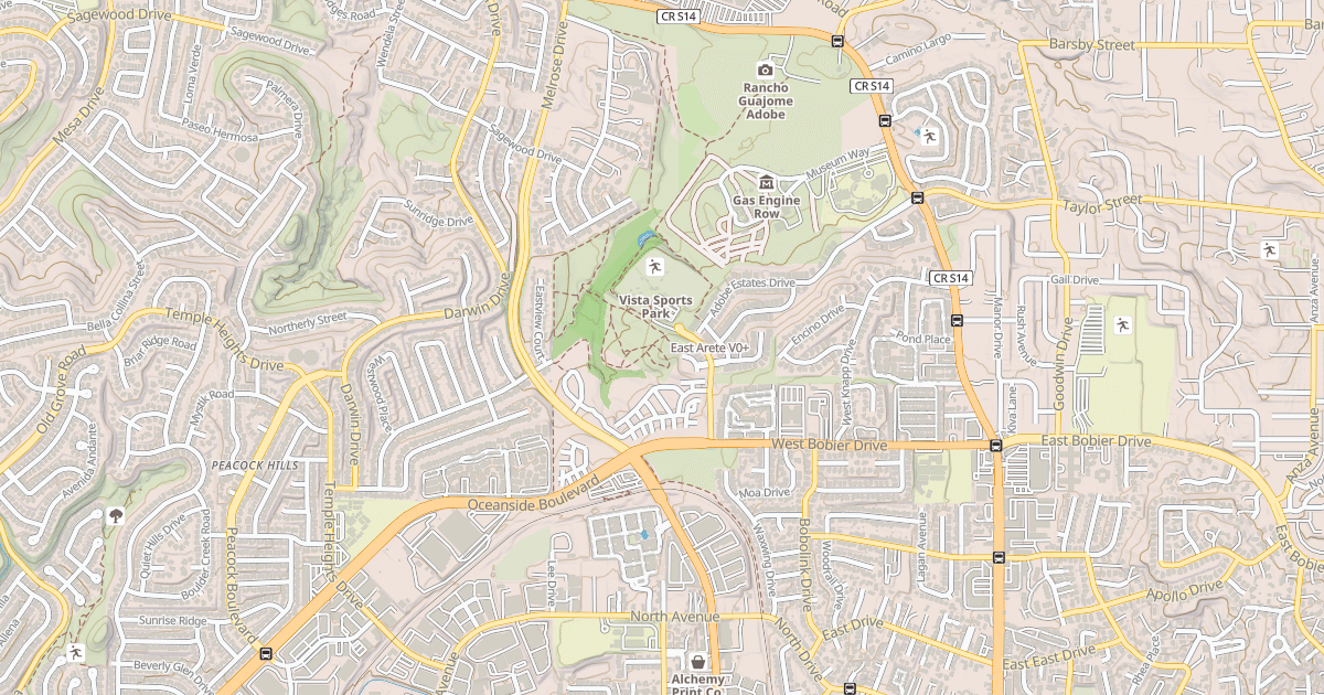Map preview of East Arete