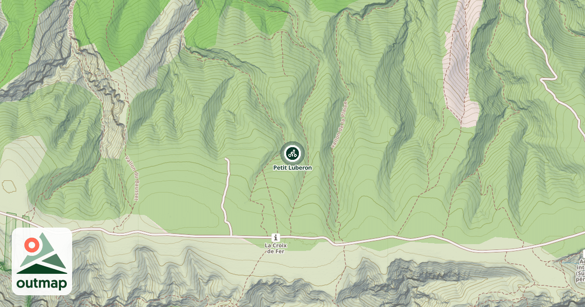 Map of Petit Luberon