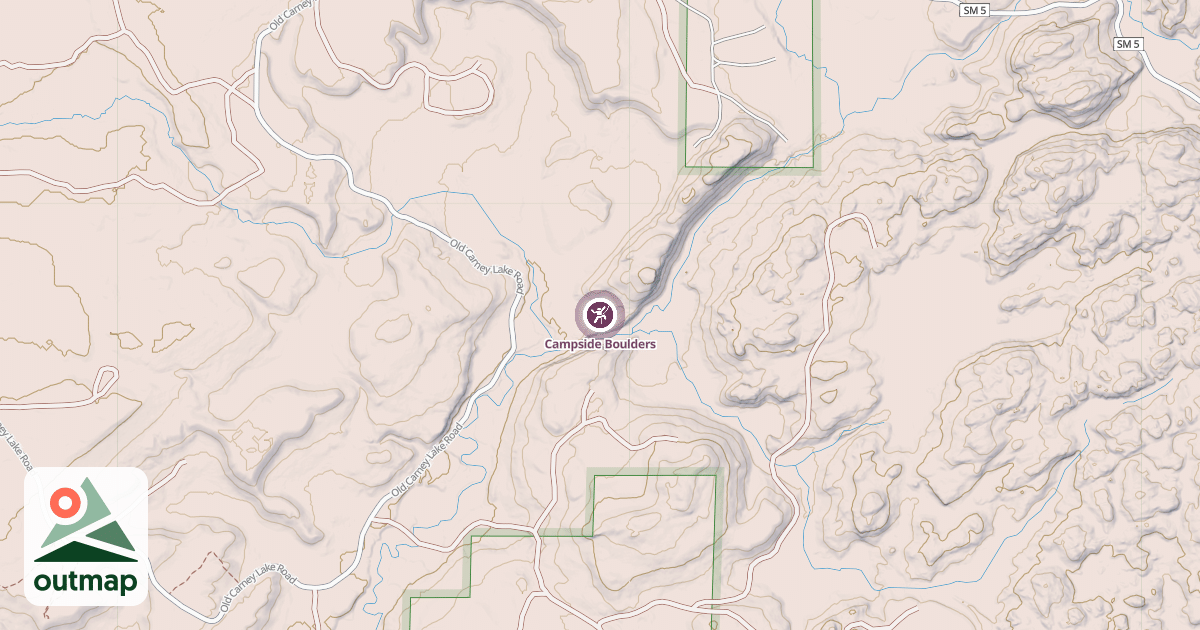 Map of Campside Boulders
