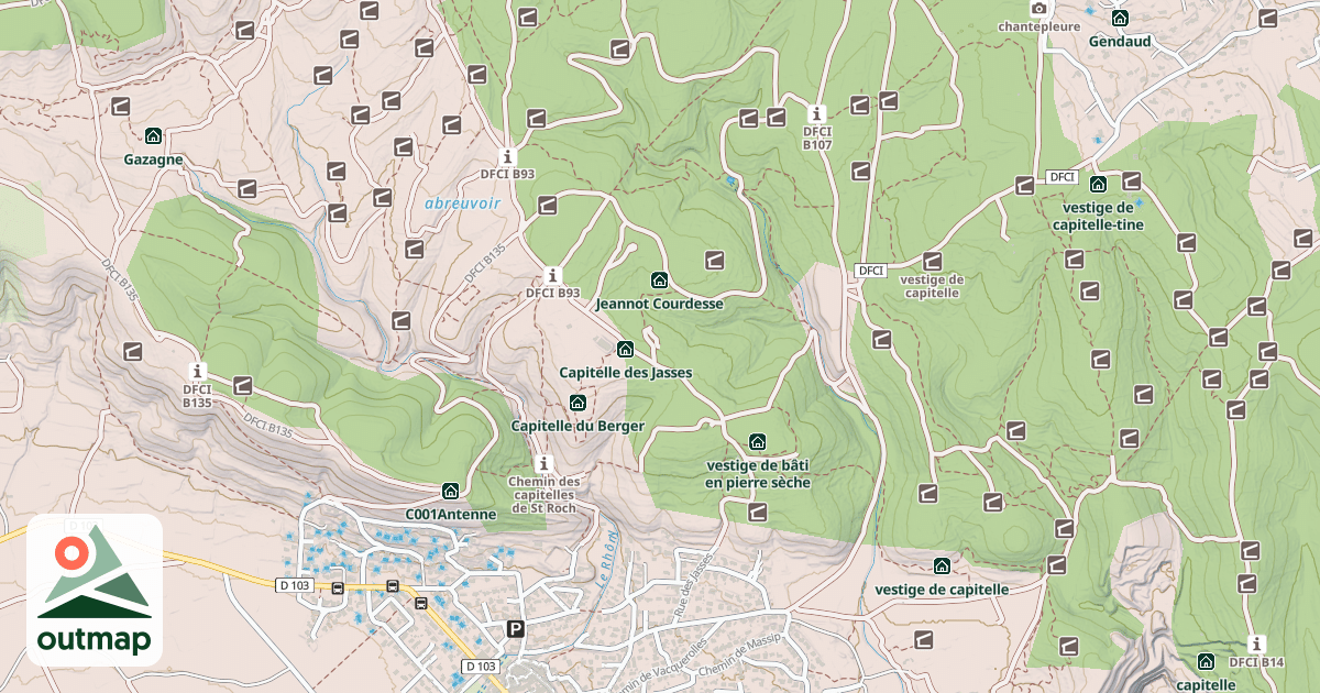 Map of Montredon