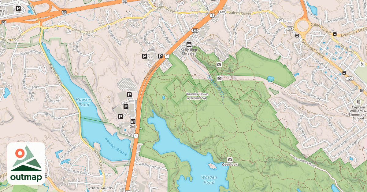 Map of "Runnin' Down a Dream"