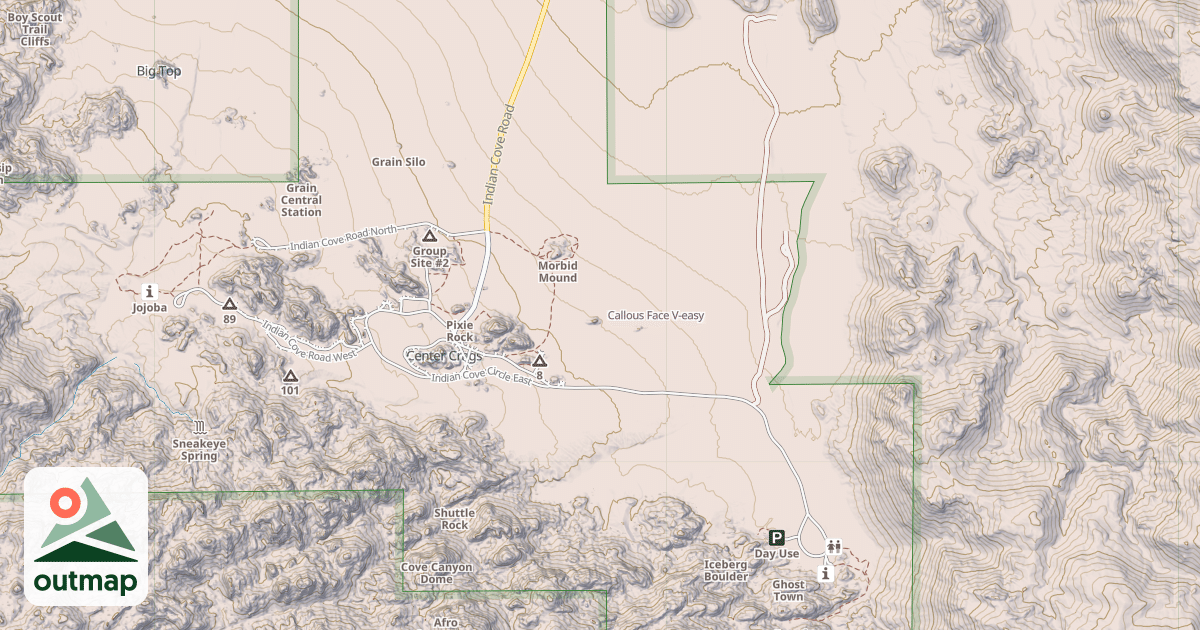 Map of Callous Face