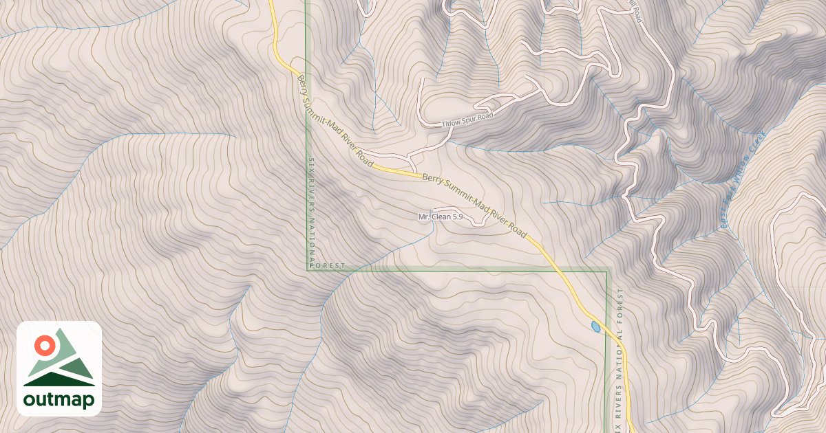 Map of Mr. Clean