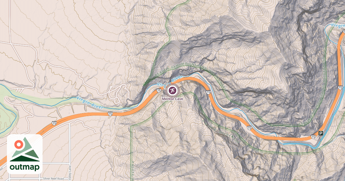 Map of Mentor Cave