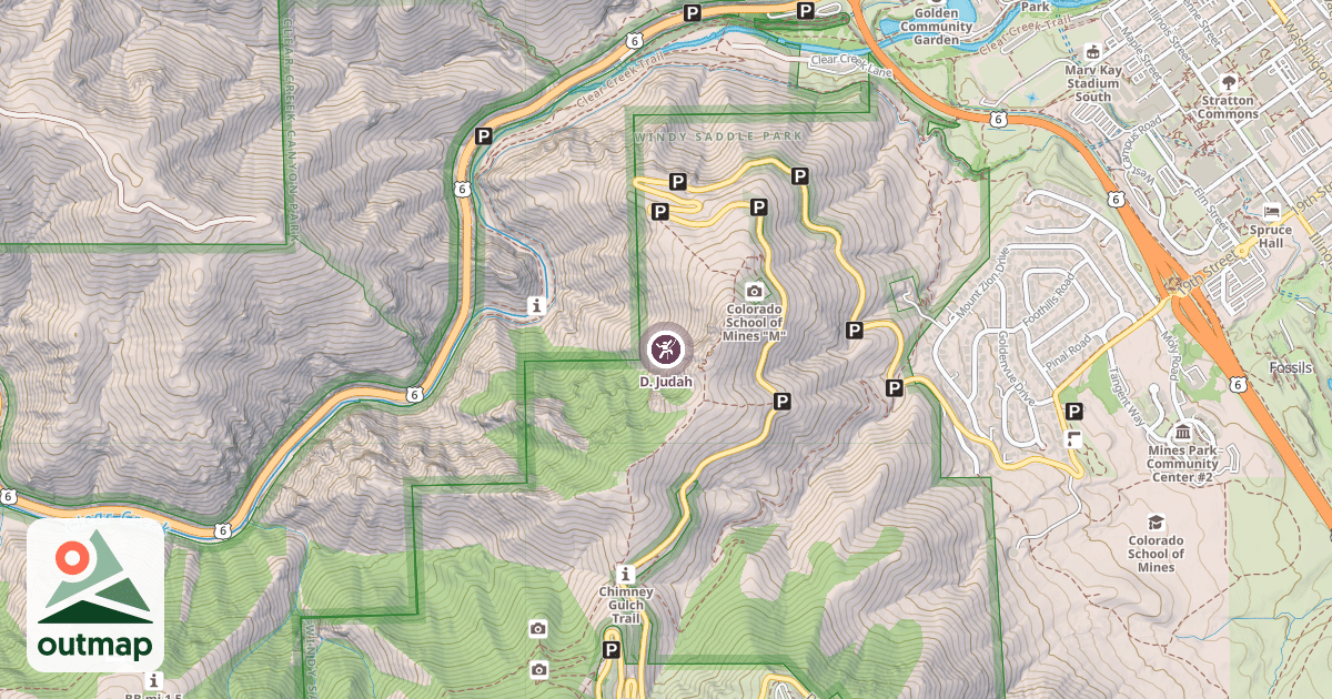 Map of D. Judah