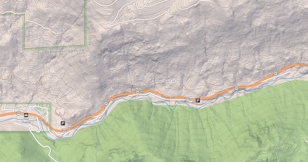 Map preview of Moss Beach