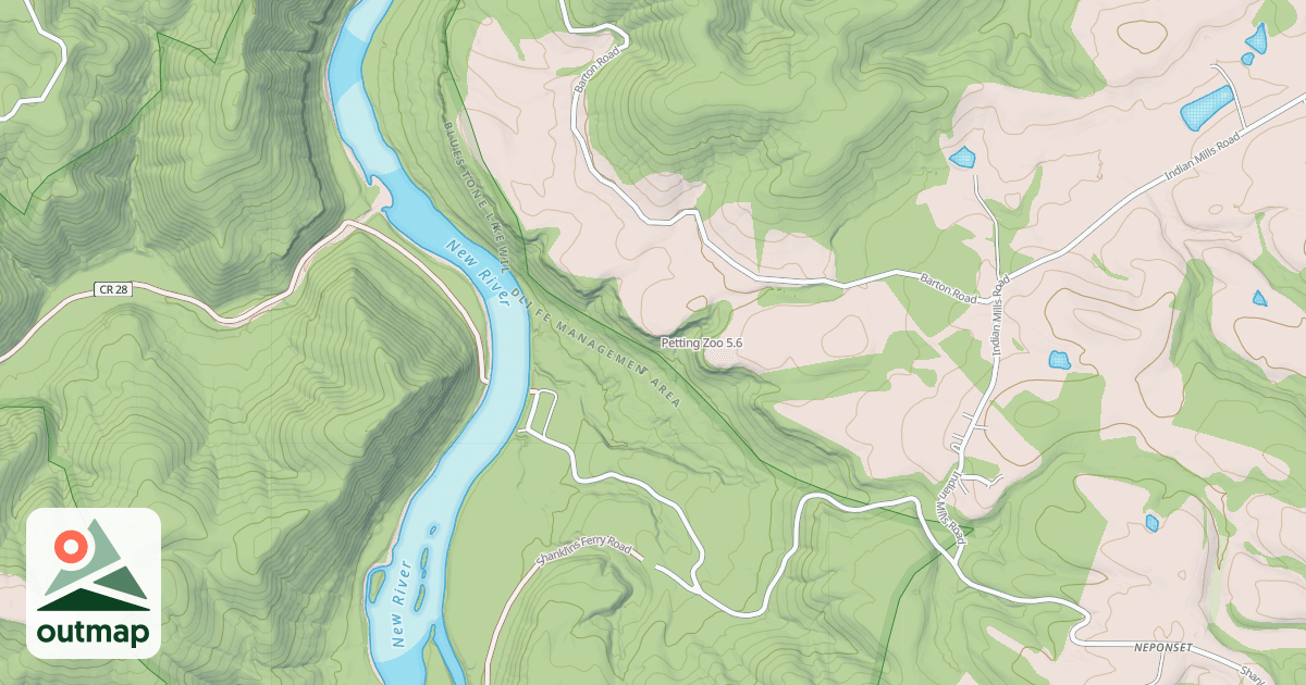 Map of Petting Zoo