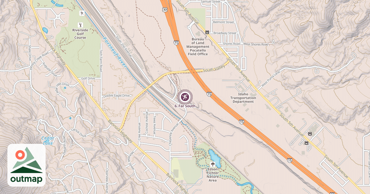 Map of 6. Far South