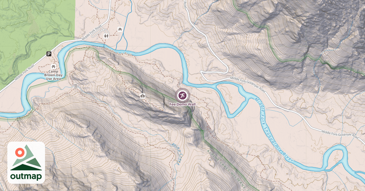 Map of Fee Demo Wall