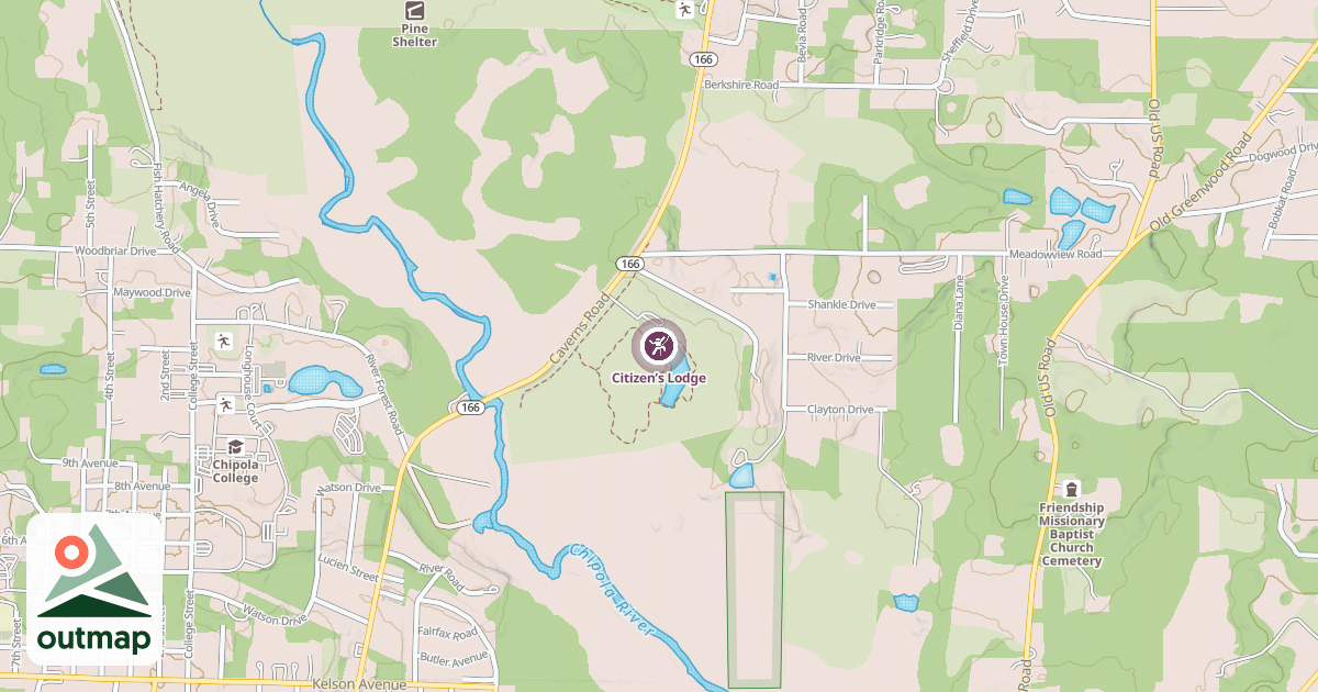 Map of Citizen’s Lodge