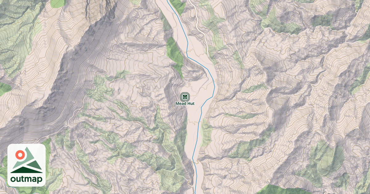 Map of Mead Hut