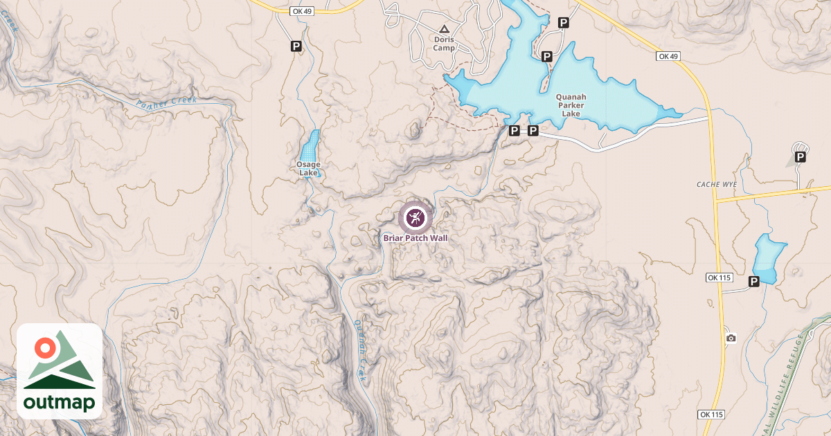 Map of Briar Patch Wall