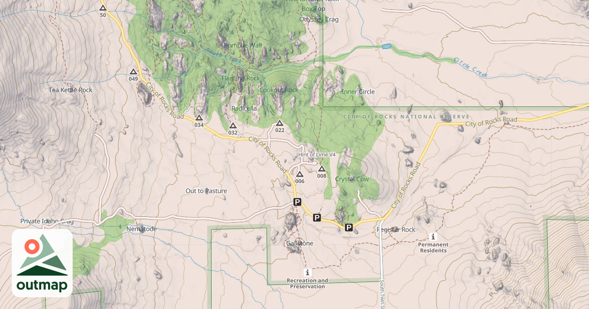 Map of Hint of Lime