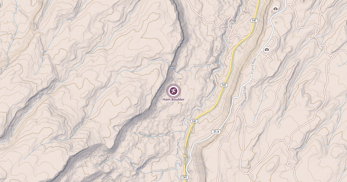 Map preview of Ham Boulder
