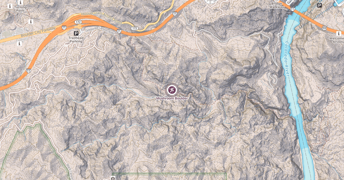Map preview of Mushroom Boulder