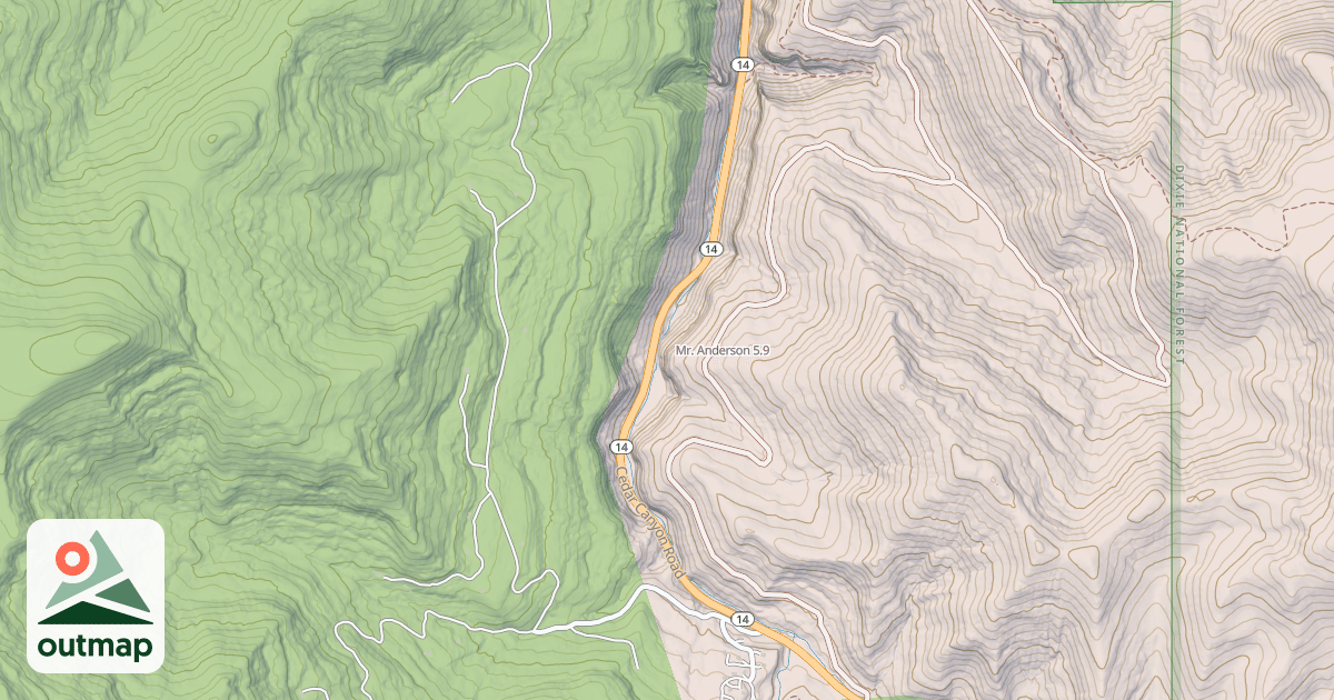 Map of Mr. Anderson